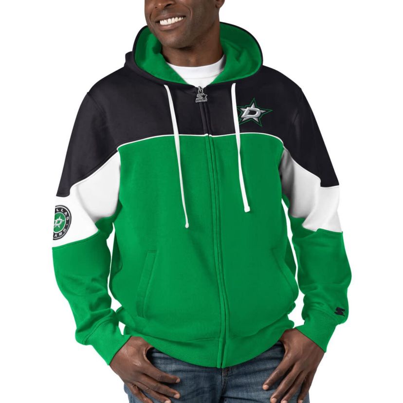 NHL Kelly Dallas Stars Power Forward Full-Zip Hoodie