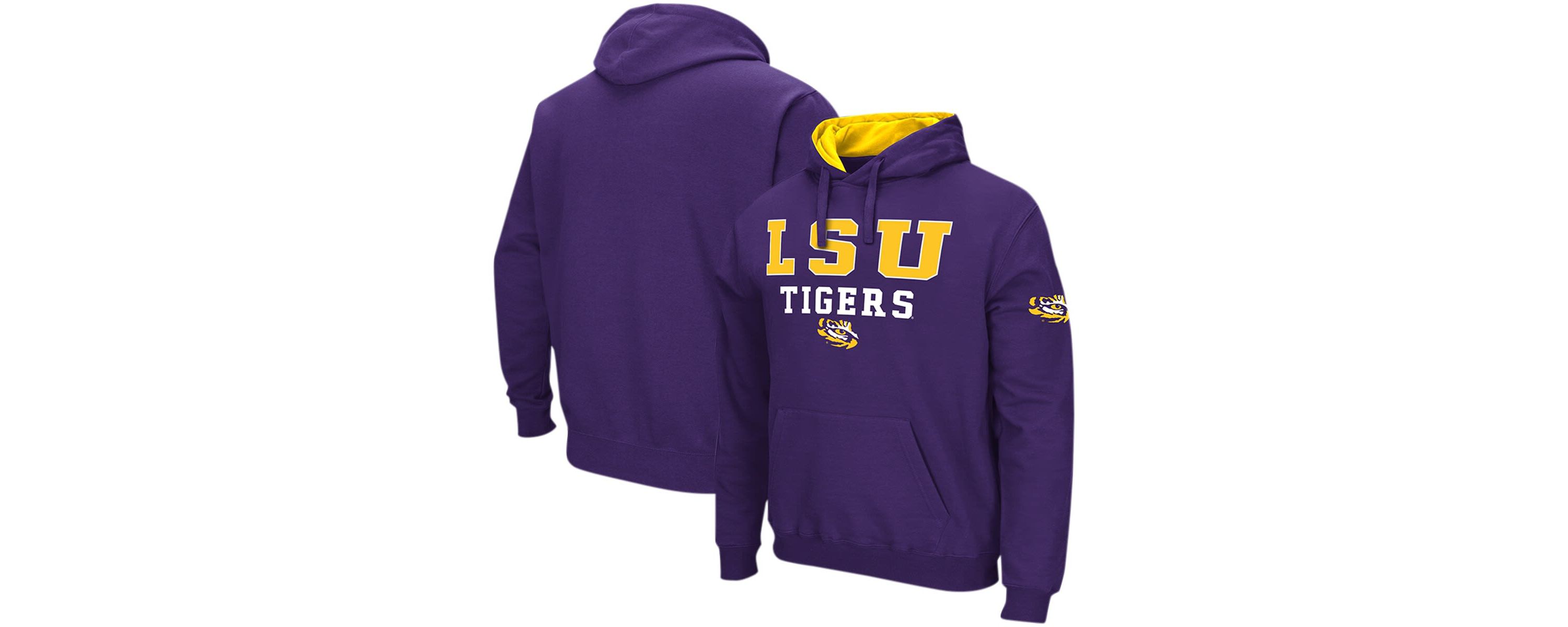 NCAA LSU Tigers Sunrise Pullover Hoodie