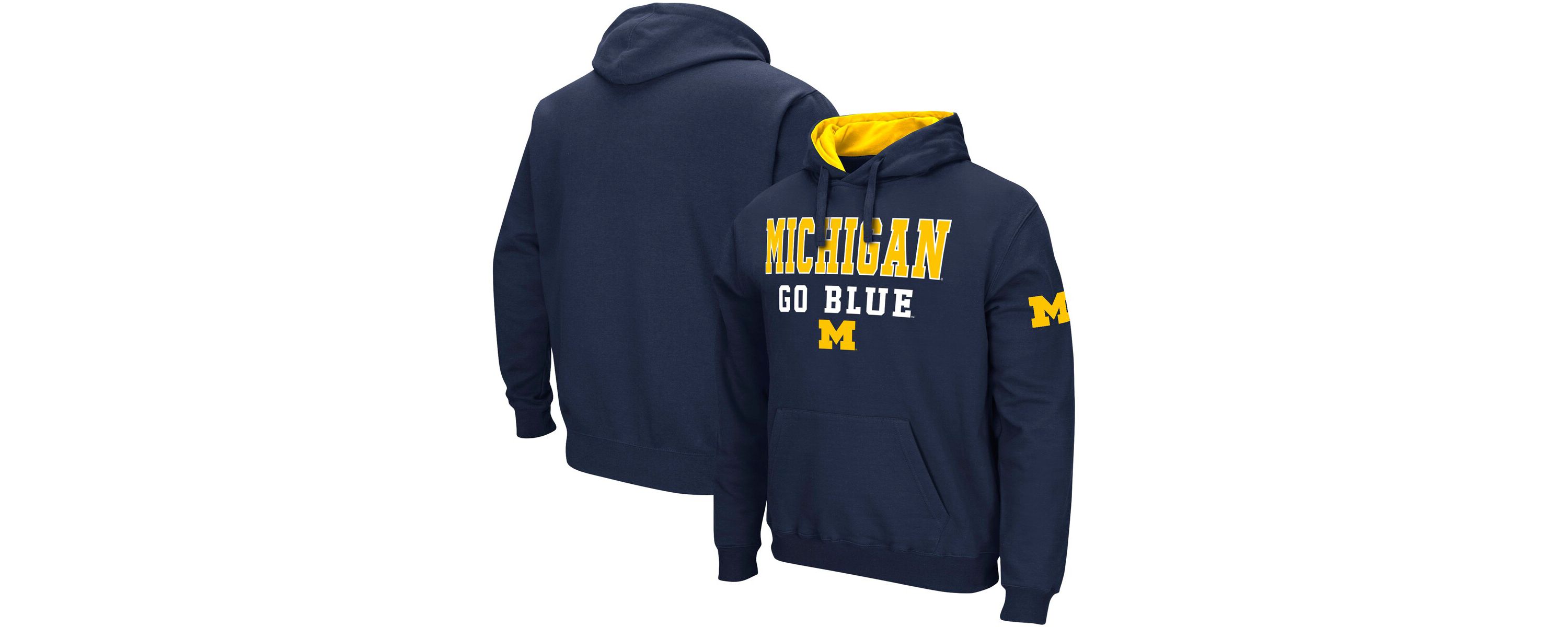 NCAA Michigan Wolverines Sunrise Pullover Hoodie