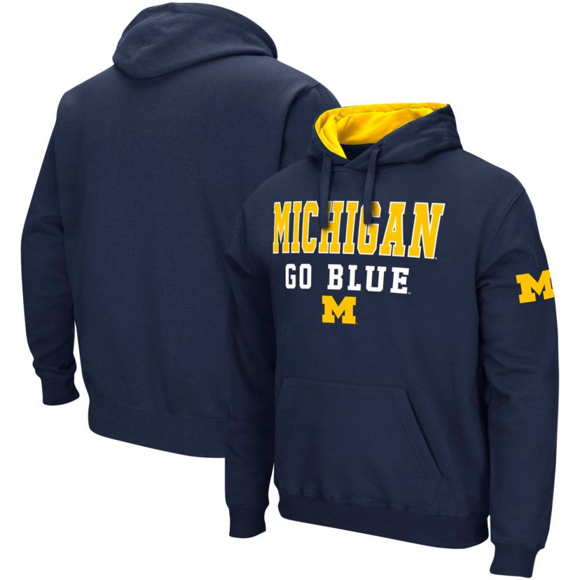 NCAA Michigan Wolverines Sunrise Pullover Hoodie
