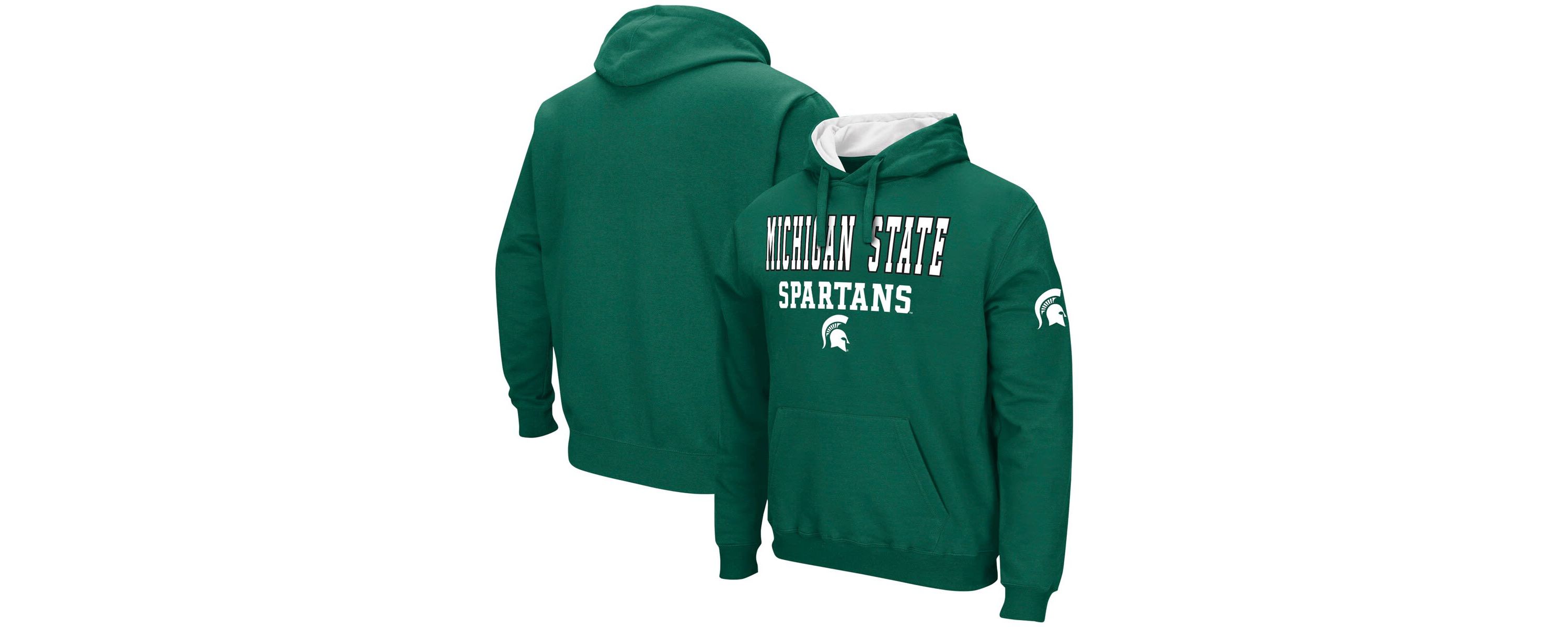 NCAA Michigan State Spartans Sunrise Pullover Hoodie