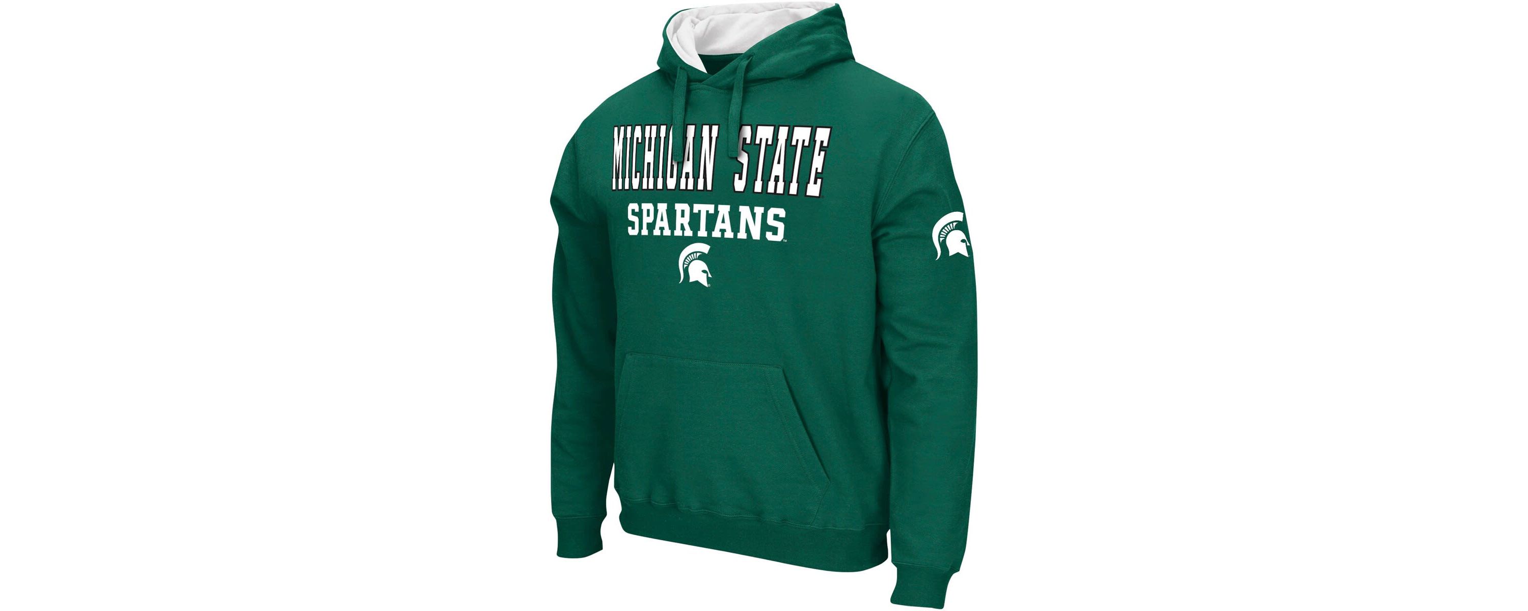 NCAA Michigan State Spartans Sunrise Pullover Hoodie