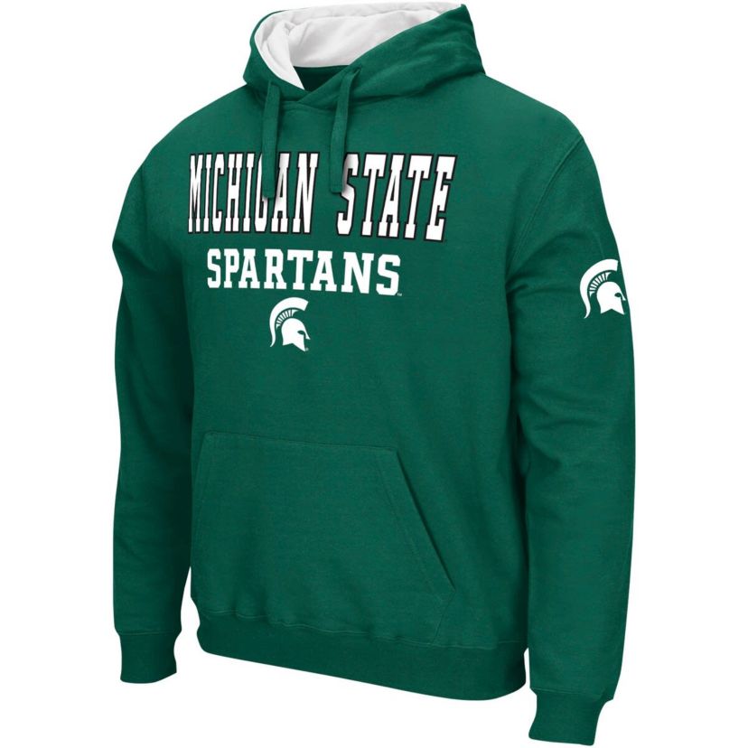 NCAA Michigan State Spartans Sunrise Pullover Hoodie