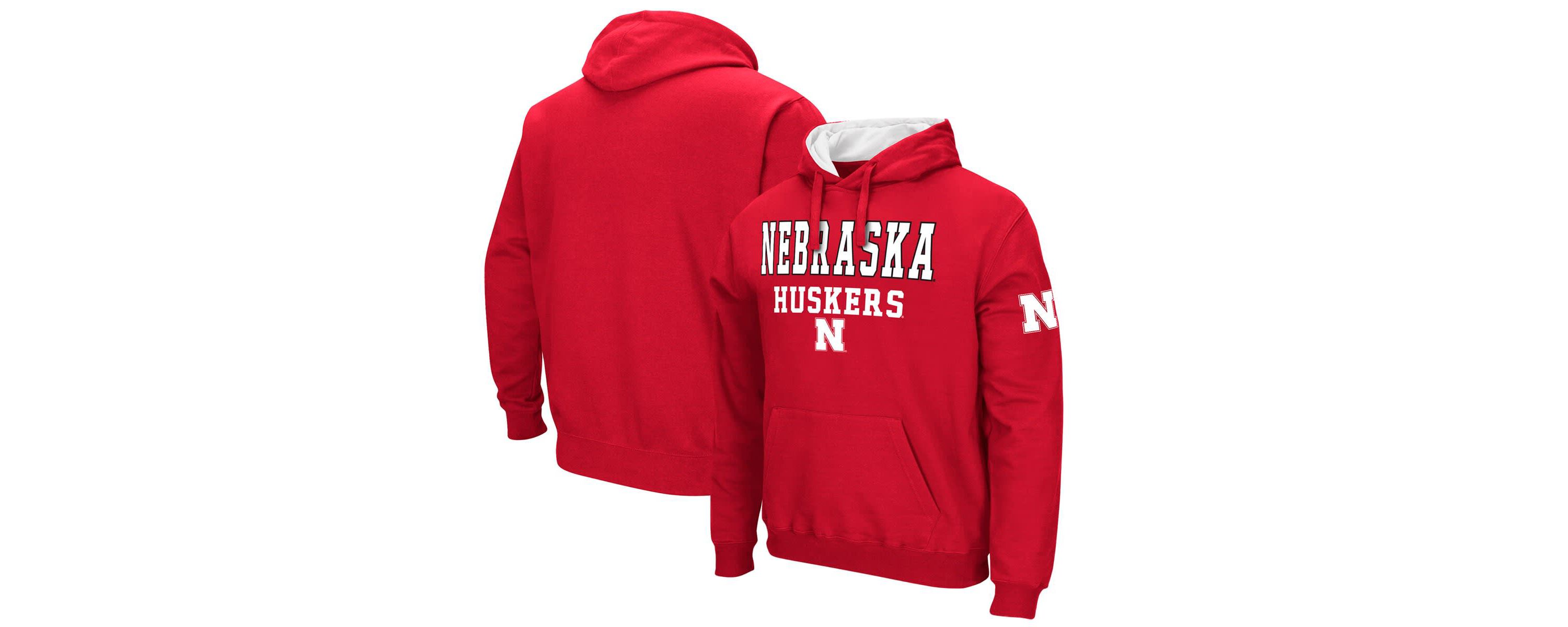 NCAA Nebraska Huskers Sunrise Pullover Hoodie