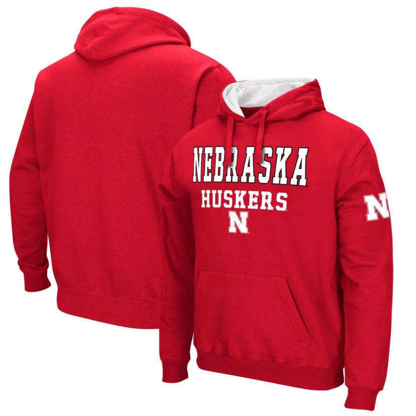 NCAA Nebraska Huskers Sunrise Pullover Hoodie