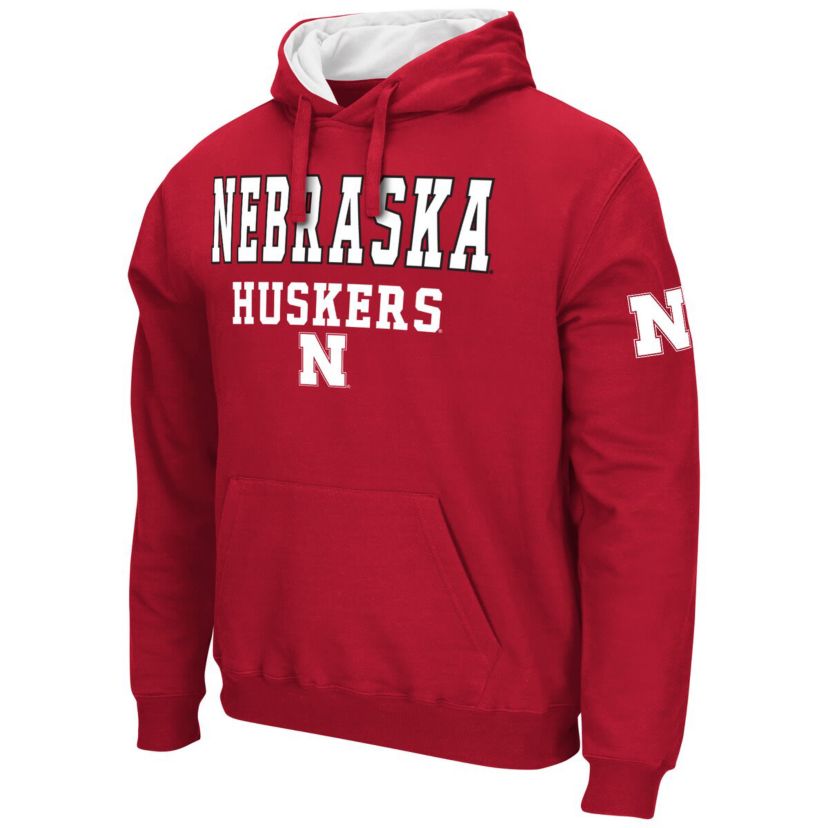 NCAA Nebraska Huskers Sunrise Pullover Hoodie