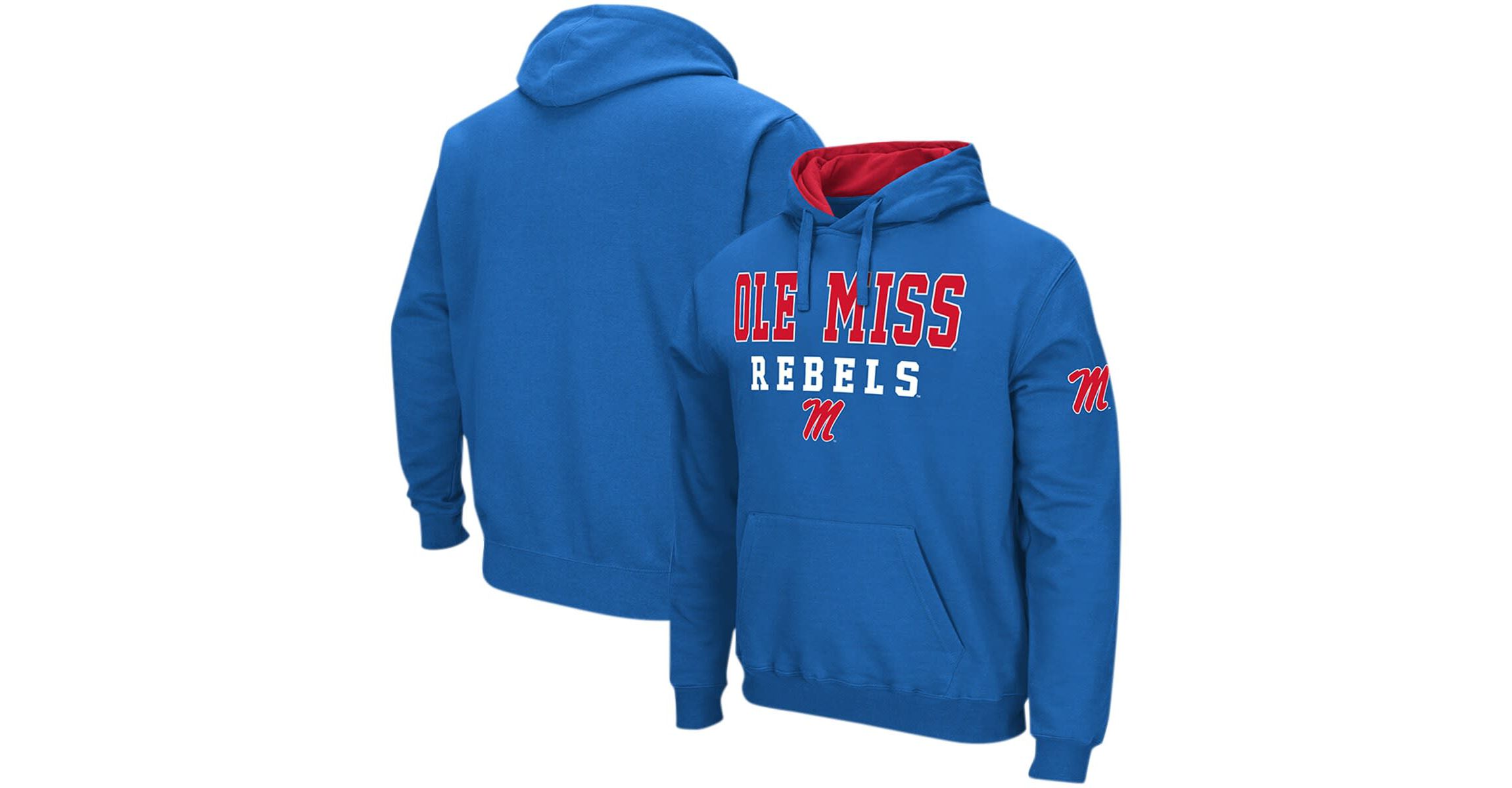 NCAA Powder Ole Miss Rebels Sunrise Pullover Hoodie