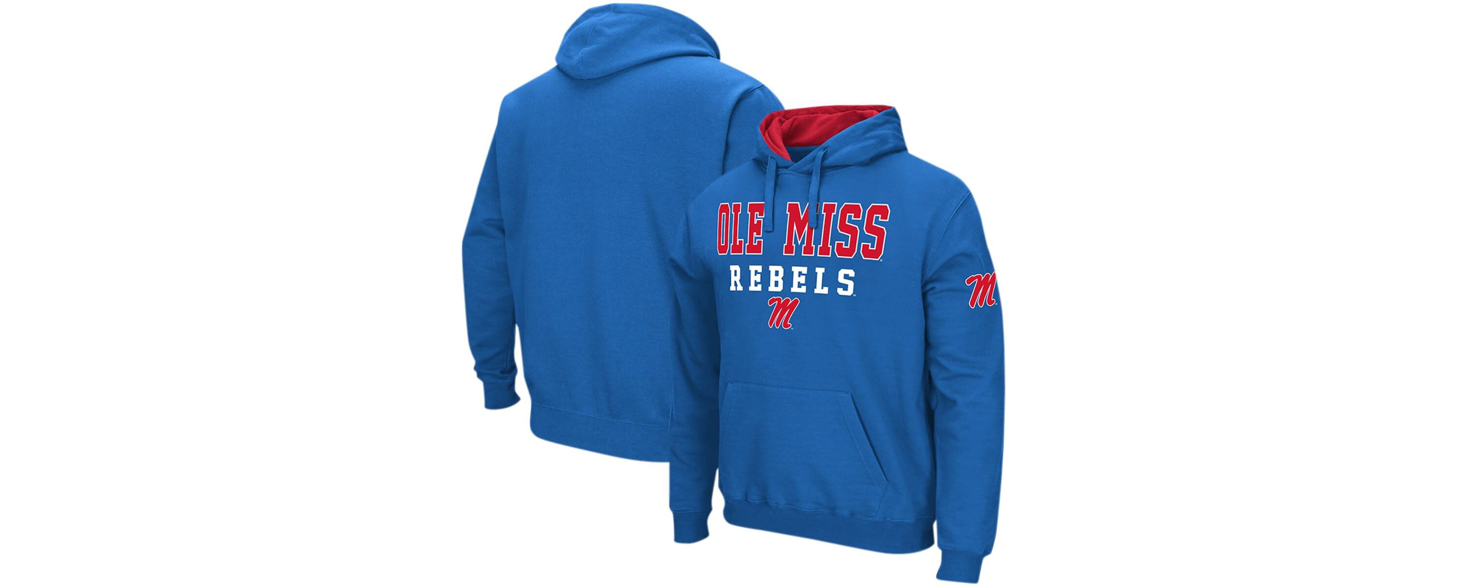 NCAA Powder Ole Miss Rebels Sunrise Pullover Hoodie