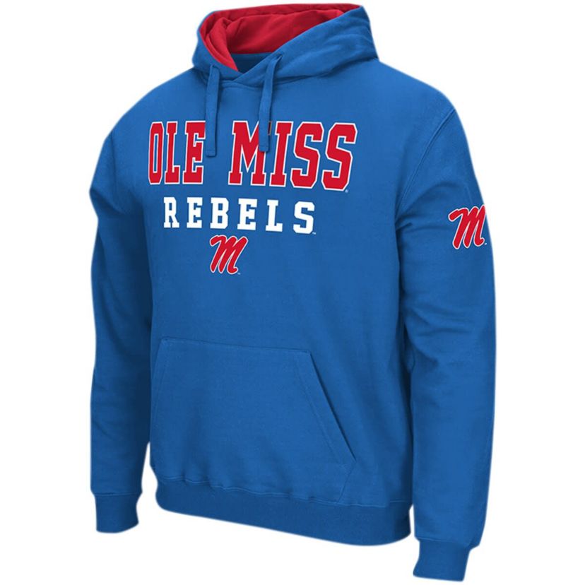 NCAA Powder Ole Miss Rebels Sunrise Pullover Hoodie