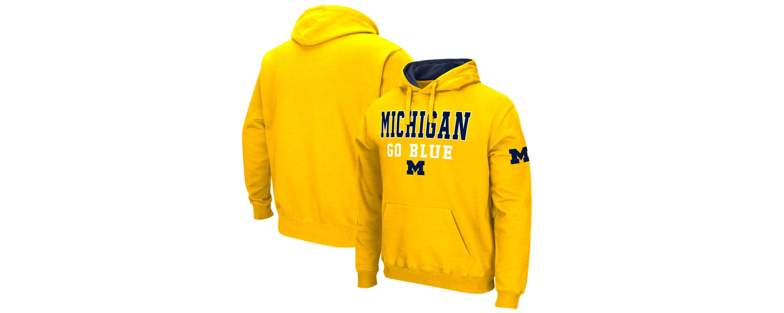 NCAA Michigan Wolverines Sunrise Pullover Hoodie