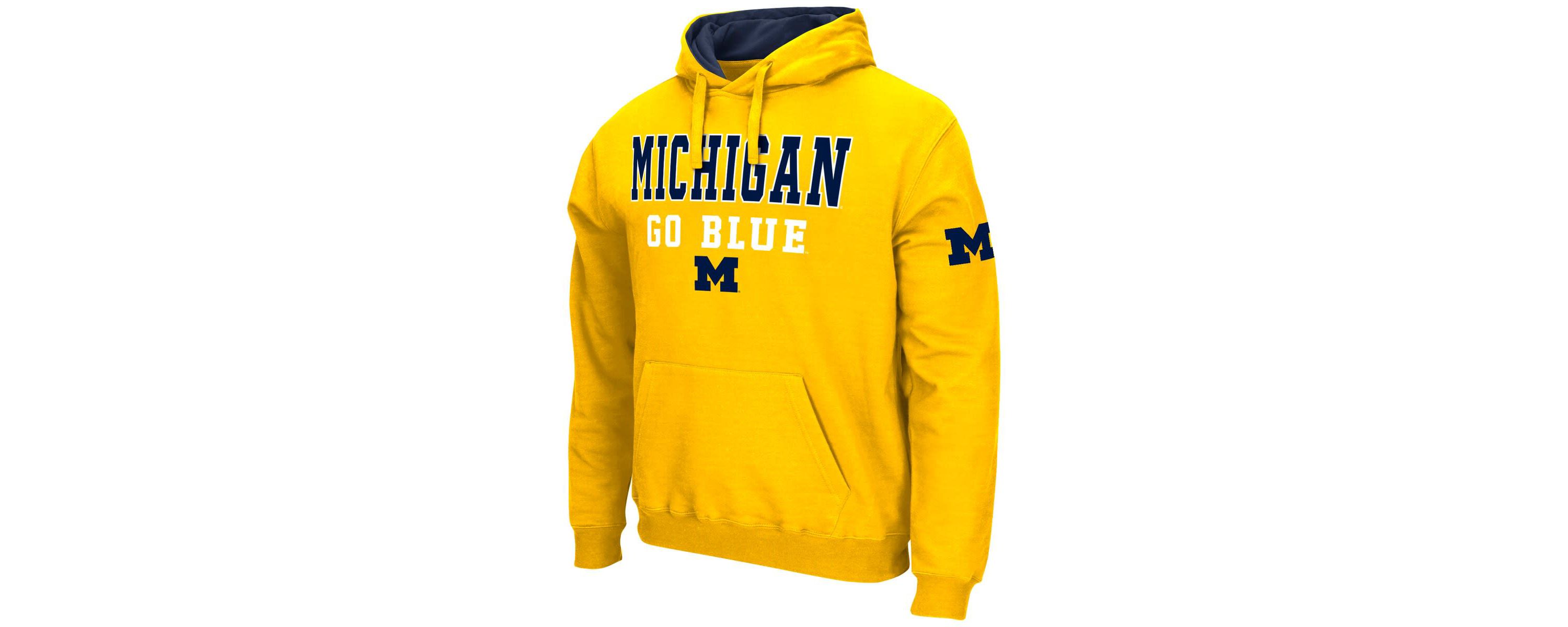 NCAA Michigan Wolverines Sunrise Pullover Hoodie