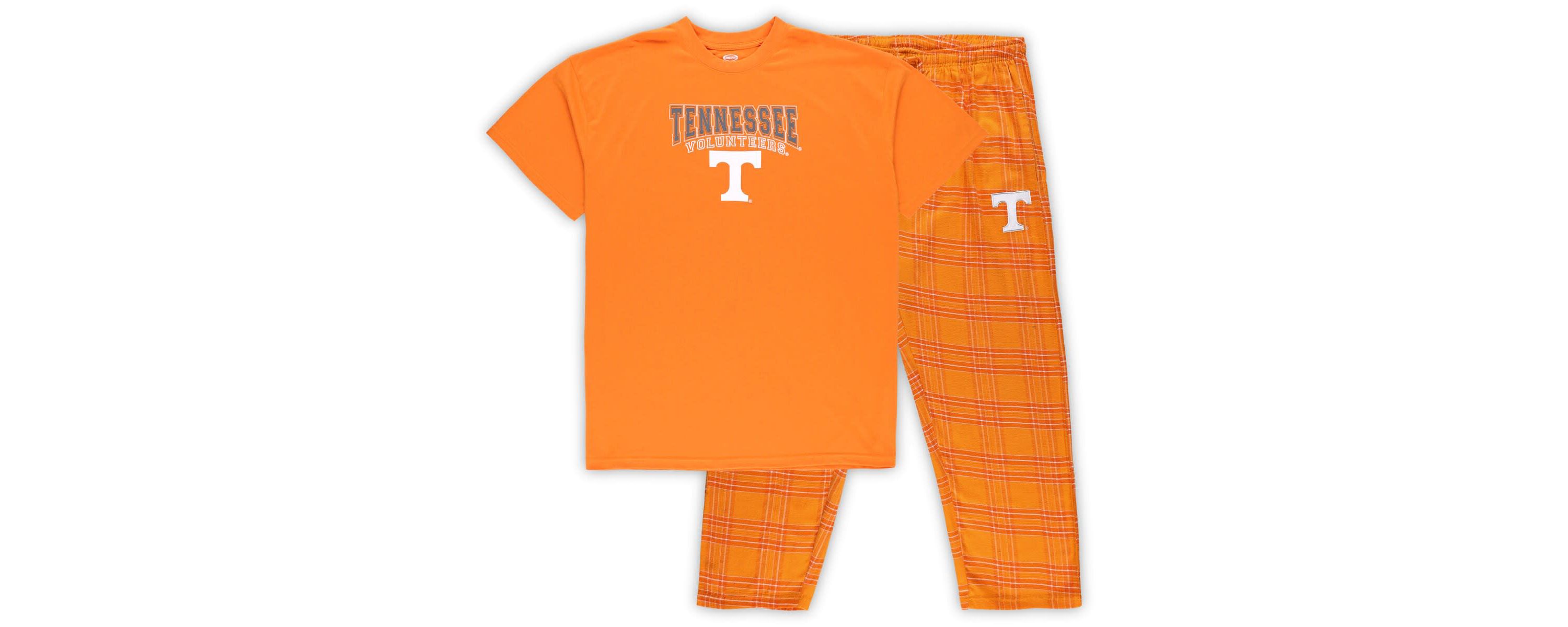NCAA Tennessee Tennessee Volunteers Big & Tall 2-Pack T-Shirt & Flannel Pants Set