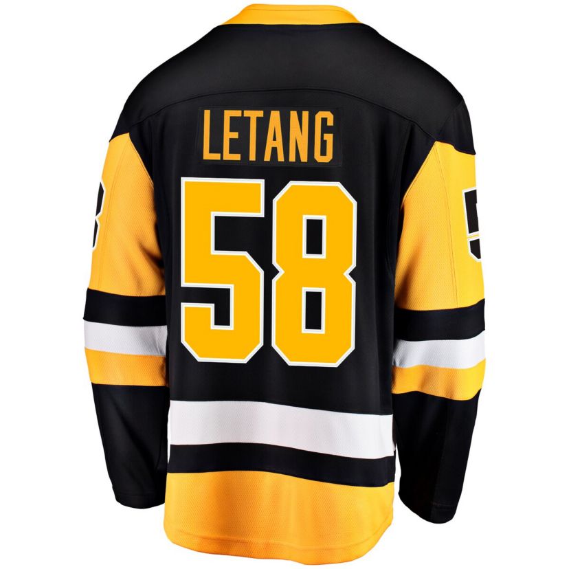 NHL Fanatics Kris Letang Pittsburgh Penguins Home Breakaway Jersey