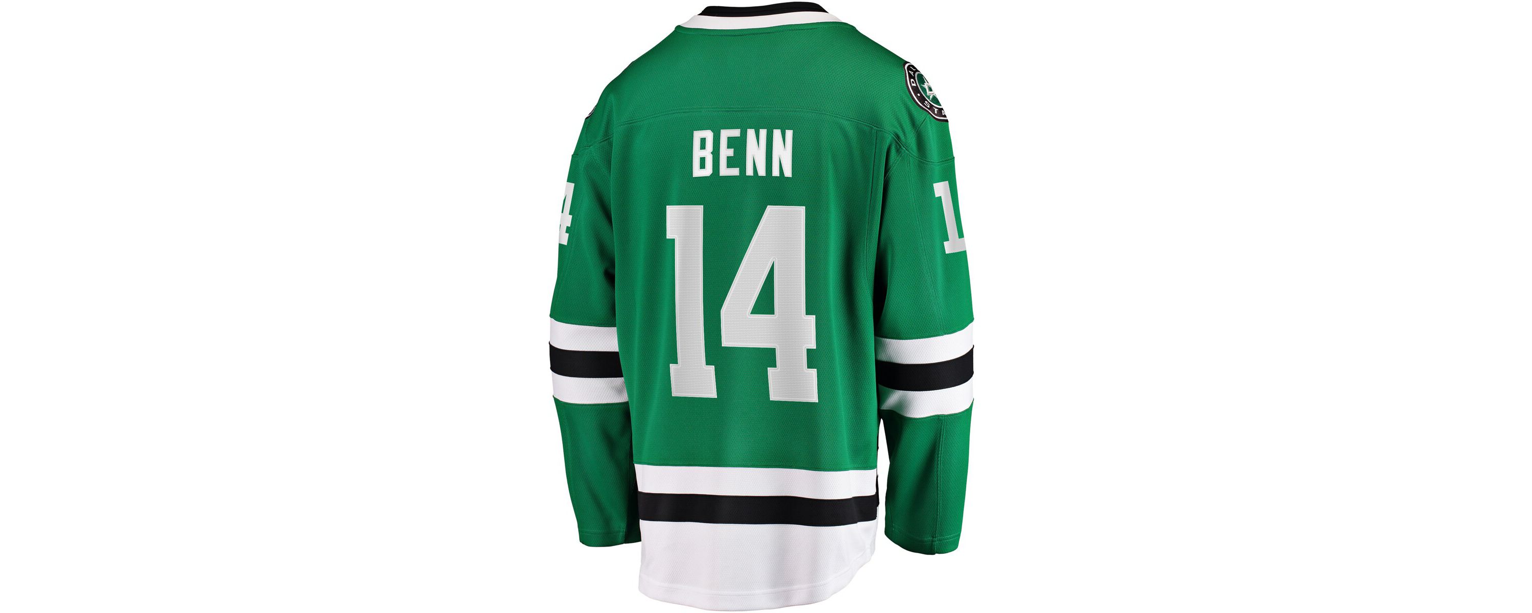NHL Fanatics Jamie Benn Kelly Dallas Stars Captain Patch Home Breakaway Jersey