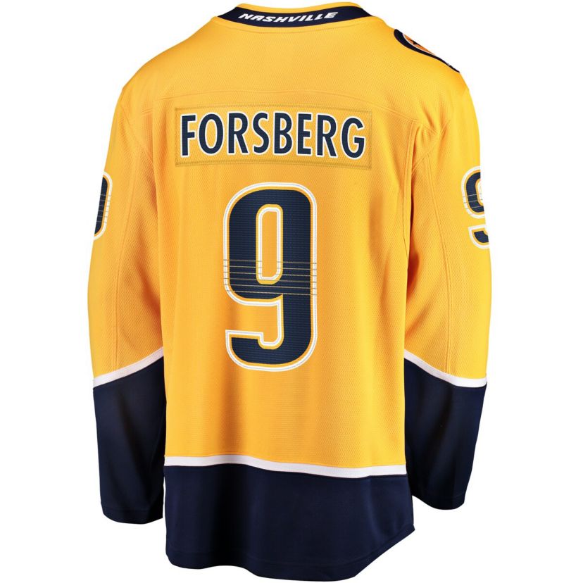NHL Fanatics Filip Forsberg Nashville Predators Home Breakaway Jersey
