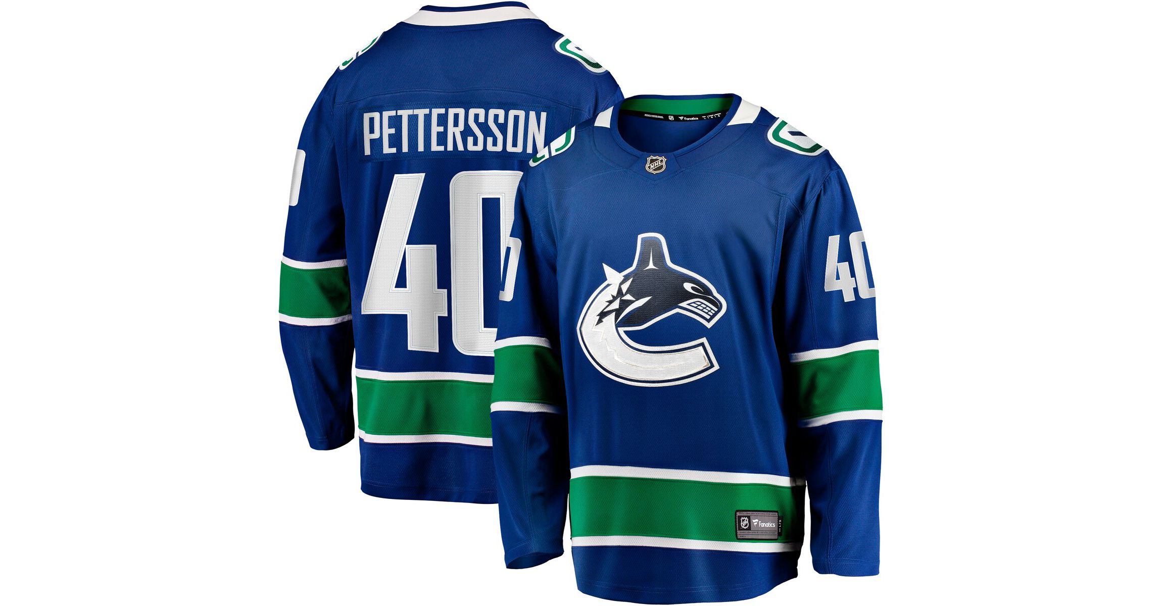 NHL Fanatics Elias Pettersson Vancouver Canucks Home Breakaway Jersey