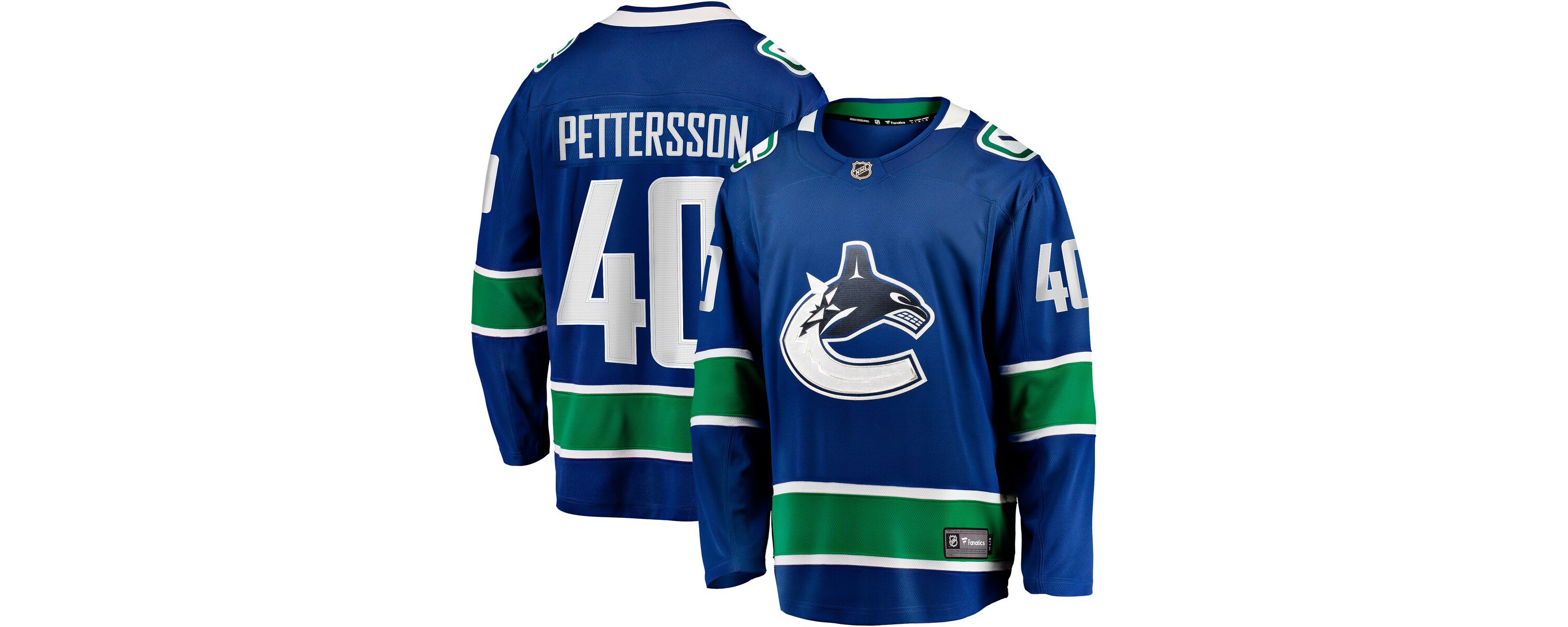 NHL Fanatics Elias Pettersson Vancouver Canucks Home Breakaway Jersey