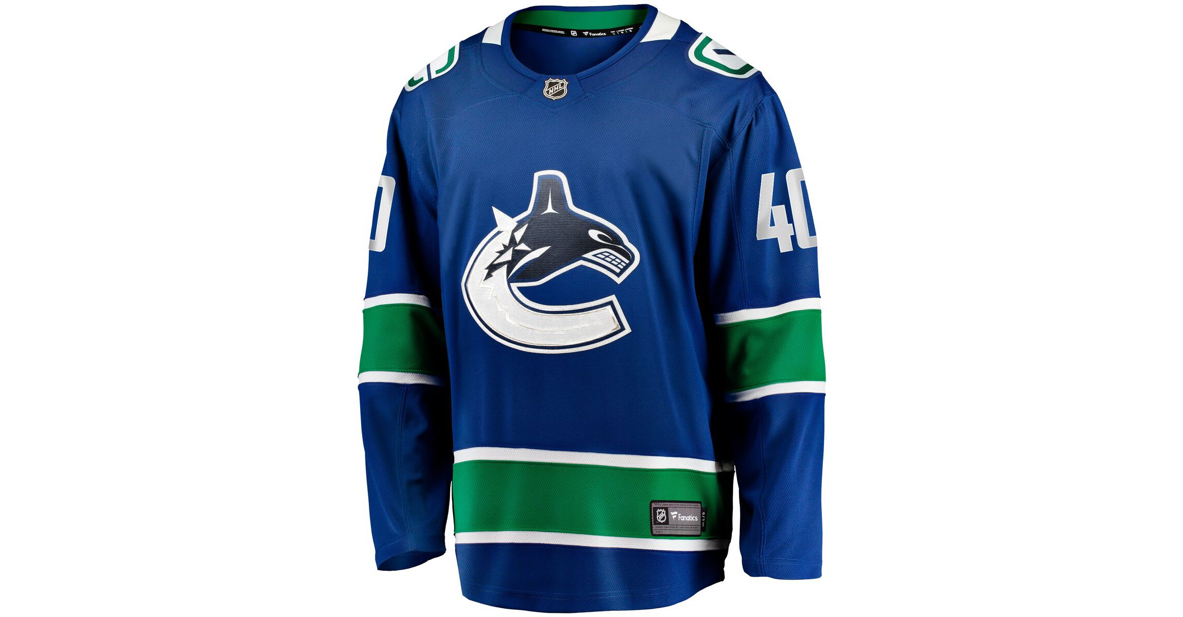 NHL Fanatics Elias Pettersson Vancouver Canucks Home Breakaway Jersey