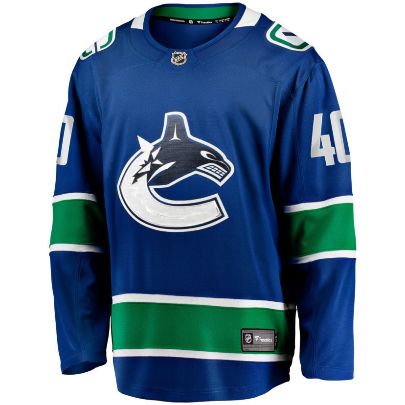 NHL Fanatics Elias Pettersson Vancouver Canucks Home Breakaway Jersey