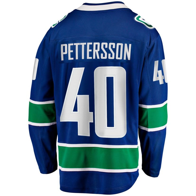 NHL Fanatics Elias Pettersson Vancouver Canucks Home Breakaway Jersey