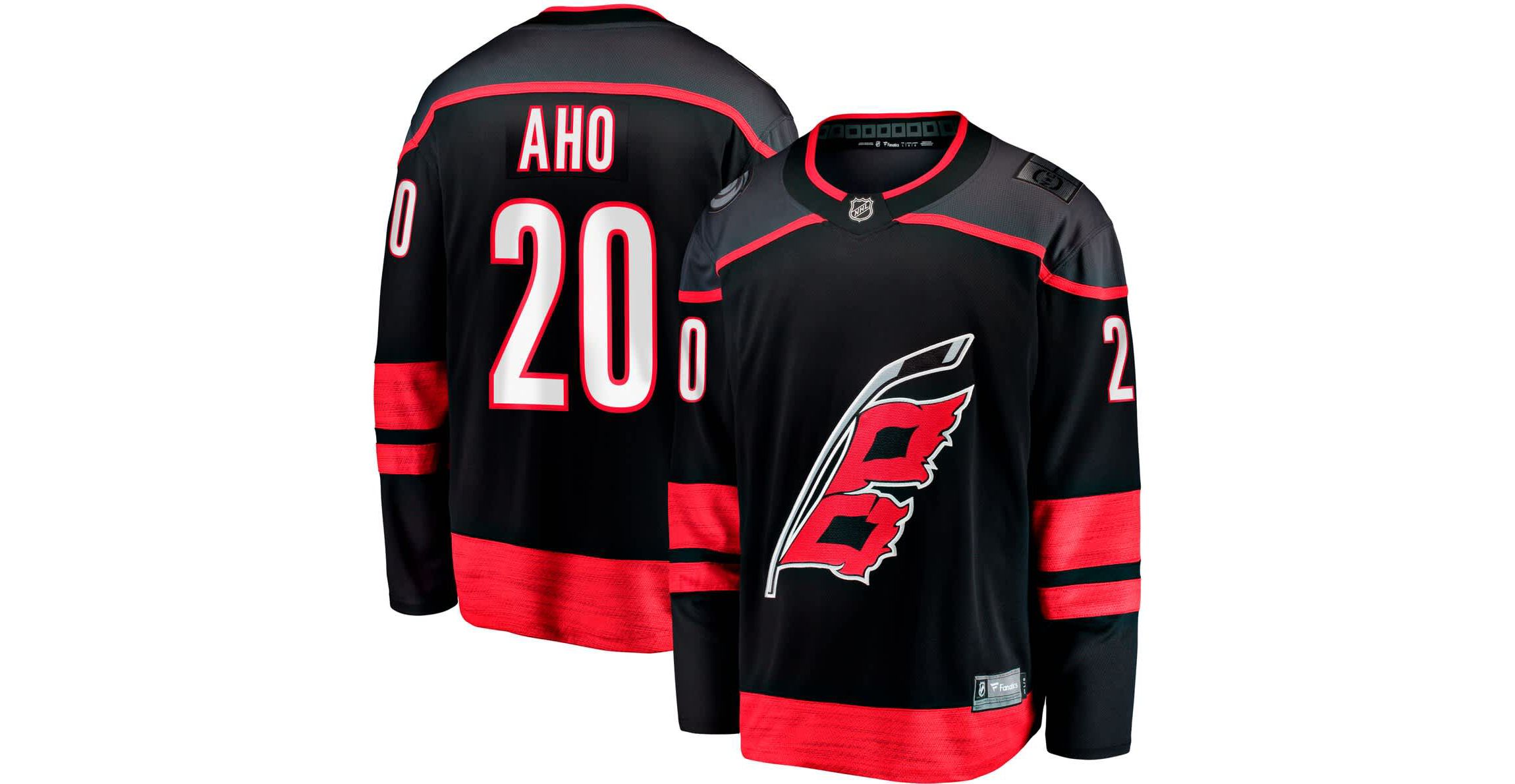 NHL Fanatics Sebastian Aho Carolina Hurricanes Home Breakaway Jersey