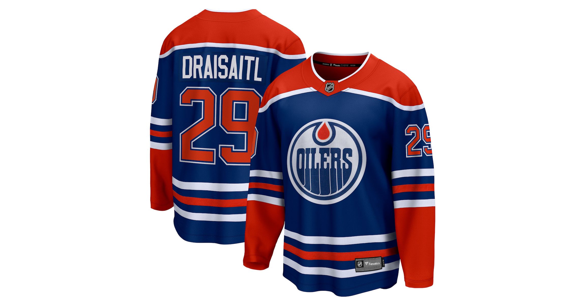 NHL Fanatics Leon Draisaitl Edmonton Oilers Home Breakaway Jersey