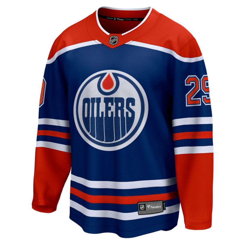 NHL Fanatics Leon Draisaitl Edmonton Oilers Home Breakaway Jersey