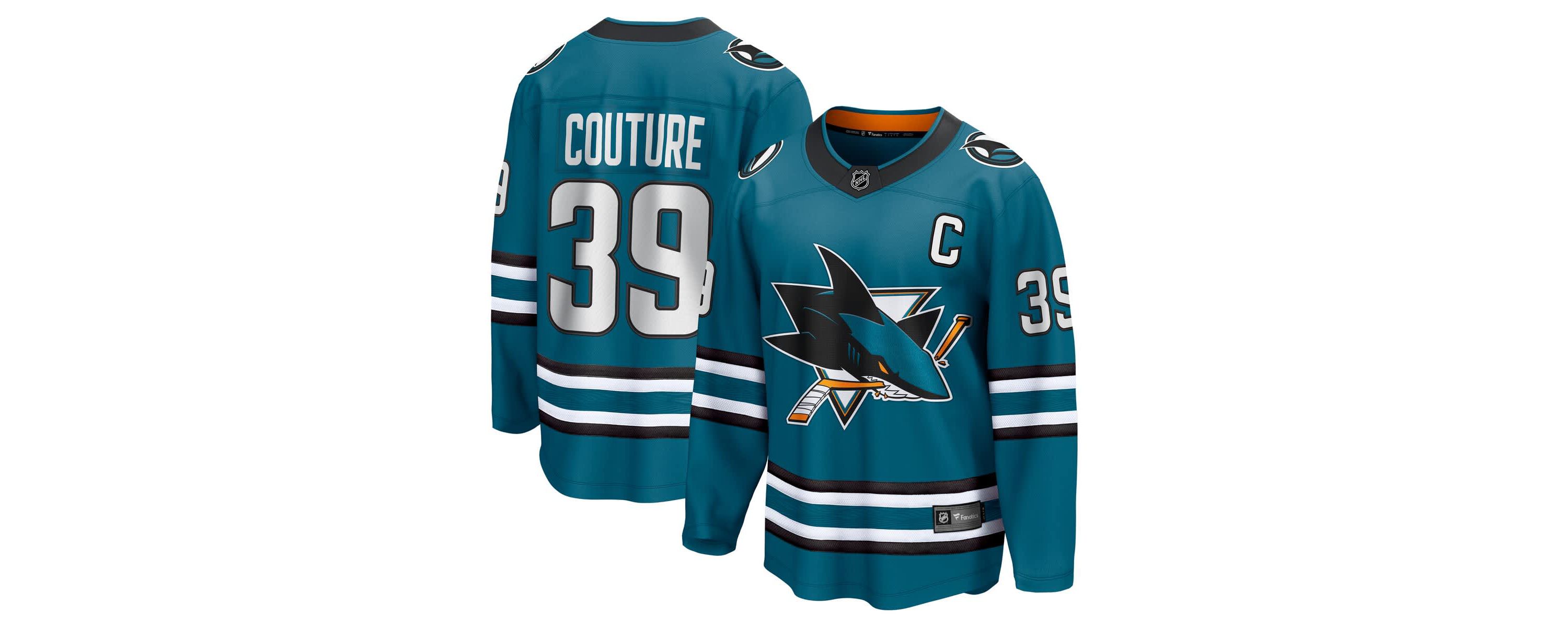 NHL Fanatics Logan Couture San Jose Sharks Home Breakaway Jersey