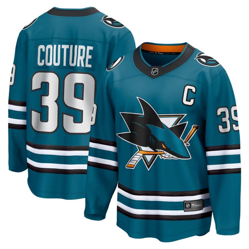 NHL Fanatics Logan Couture San Jose Sharks Home Breakaway Jersey