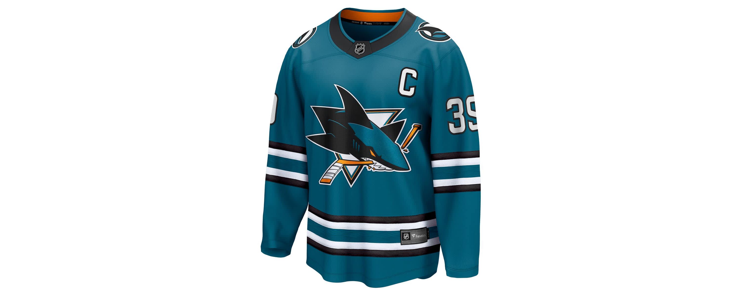 NHL Fanatics Logan Couture San Jose Sharks Home Breakaway Jersey