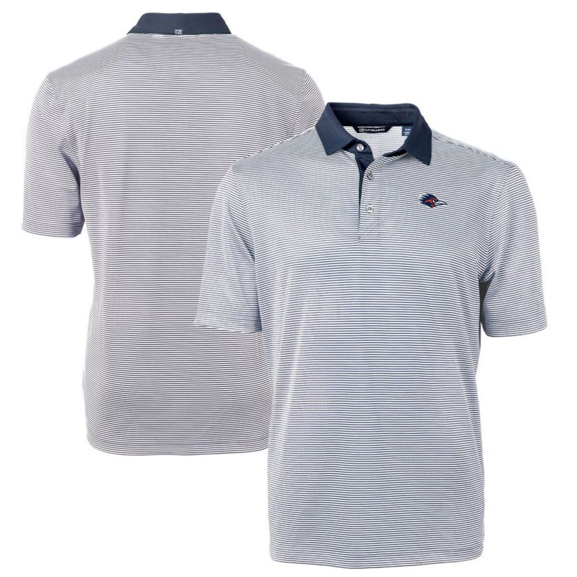 NCAA UTSA Roadrunners Virtue Eco Pique Micro Stripe Recycled Polo