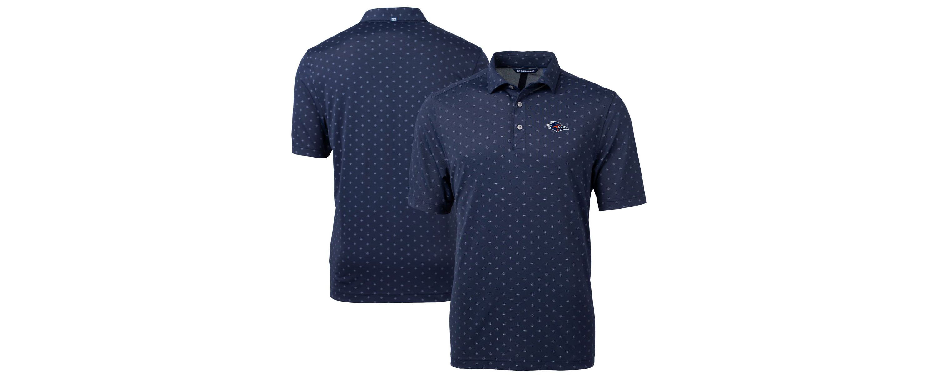 NCAA UTSA Roadrunners Virtue Eco Pique Tile Print Recycled DryTec Polo