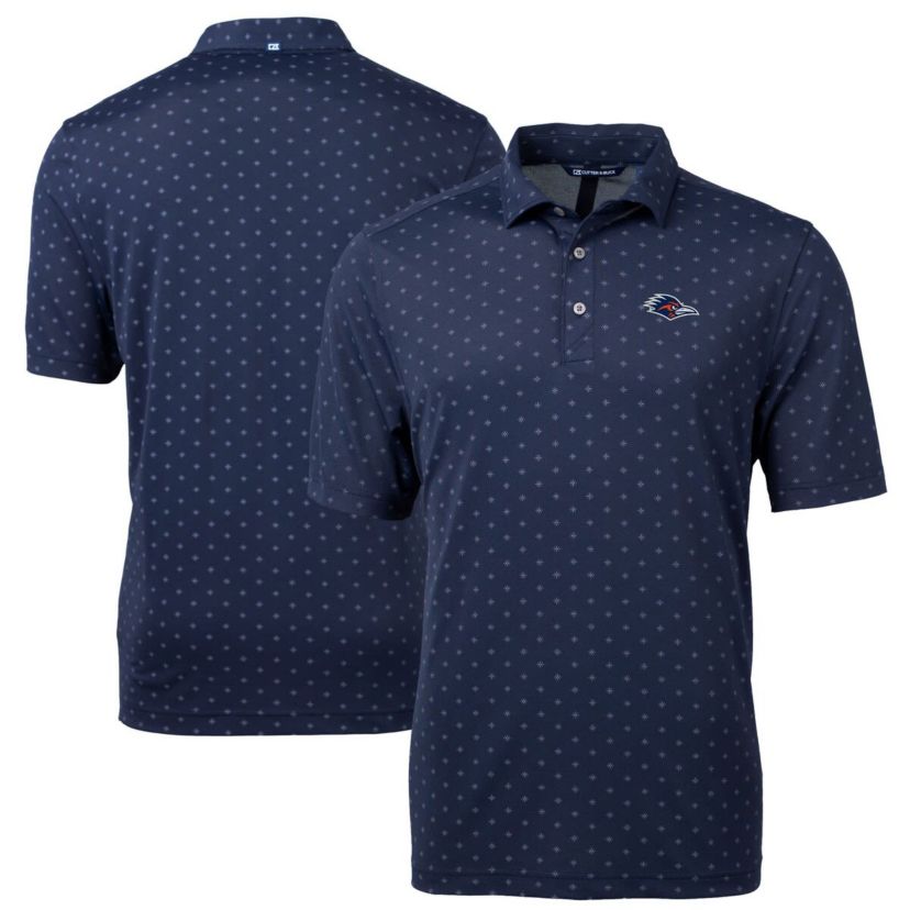 NCAA UTSA Roadrunners Virtue Eco Pique Tile Print Recycled DryTec Polo