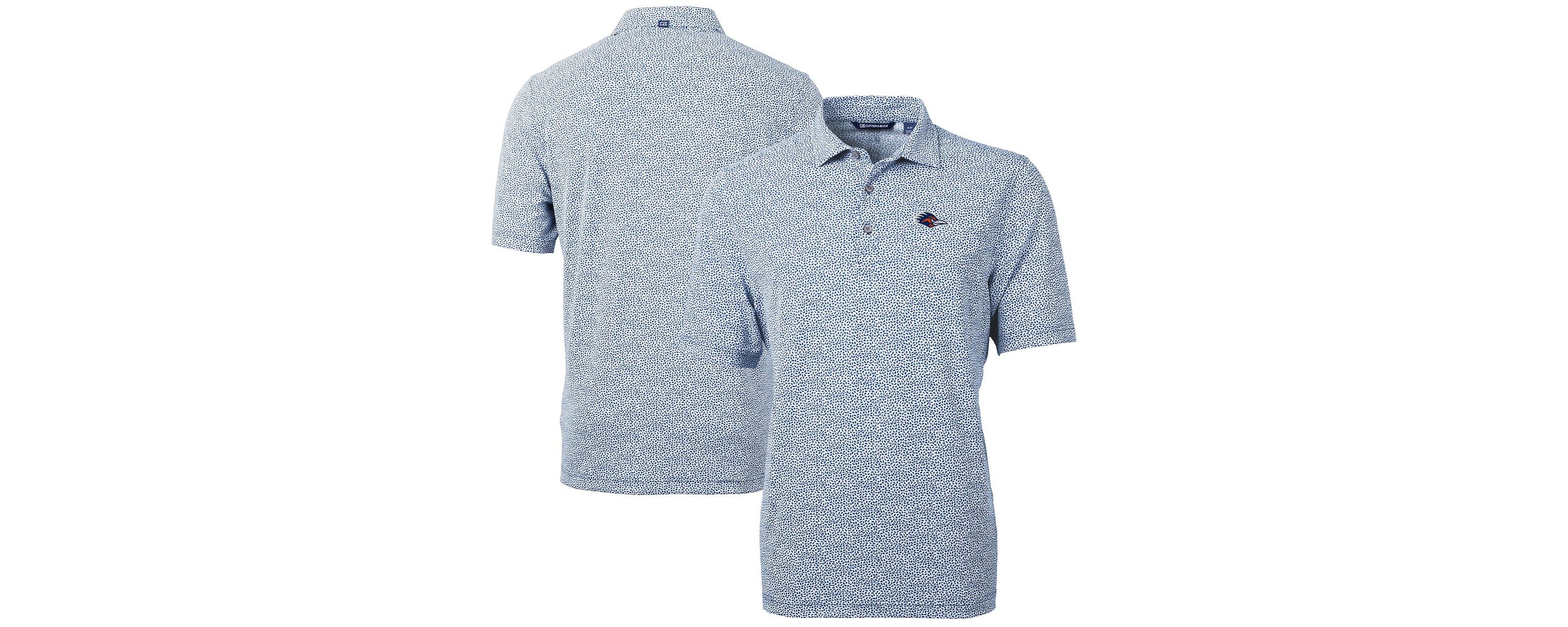 NCAA UTSA Roadrunners DryTec Virtue Eco Pique Botanical Print Recycled Polo