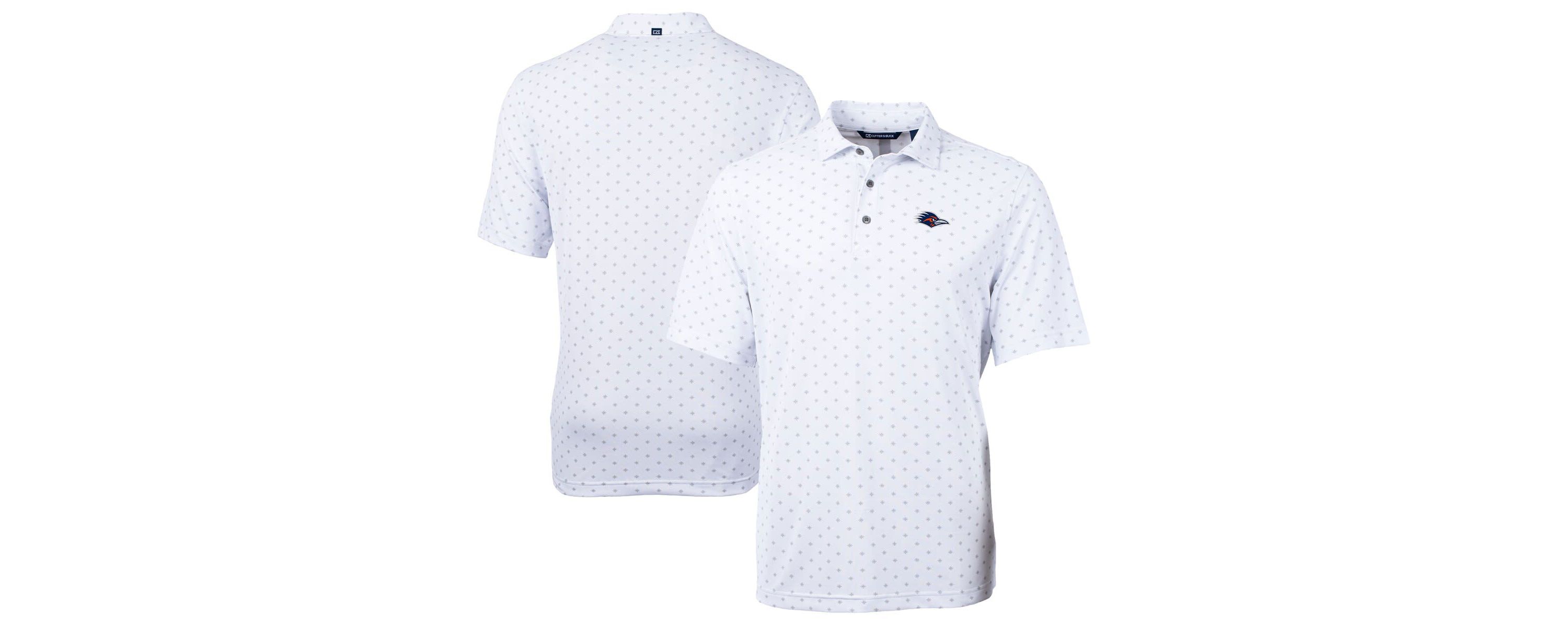 NCAA UTSA Roadrunners Virtue Eco Pique Tile Print Recycled DryTec Polo
