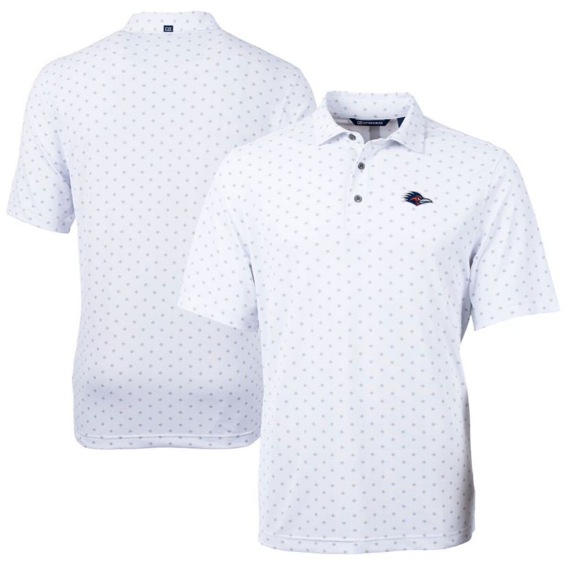 NCAA UTSA Roadrunners Virtue Eco Pique Tile Print Recycled DryTec Polo