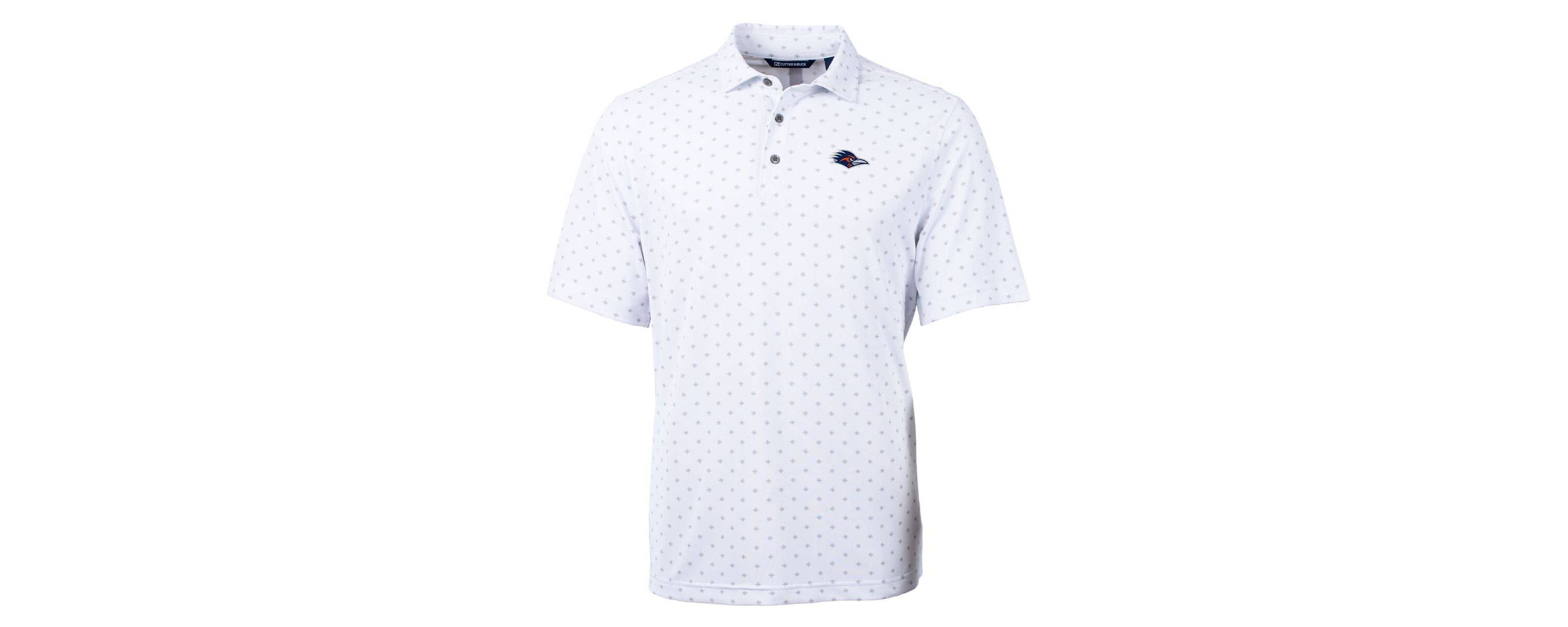 NCAA UTSA Roadrunners Virtue Eco Pique Tile Print Recycled DryTec Polo