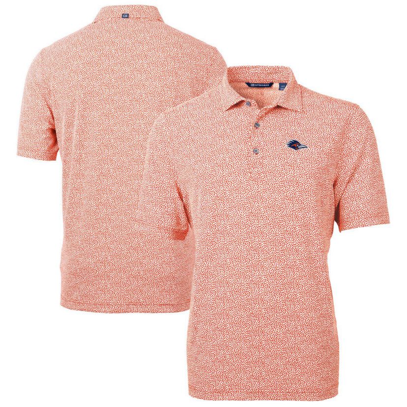 NCAA UTSA Roadrunners DryTec Virtue Eco Pique Botanical Print Recycled Polo