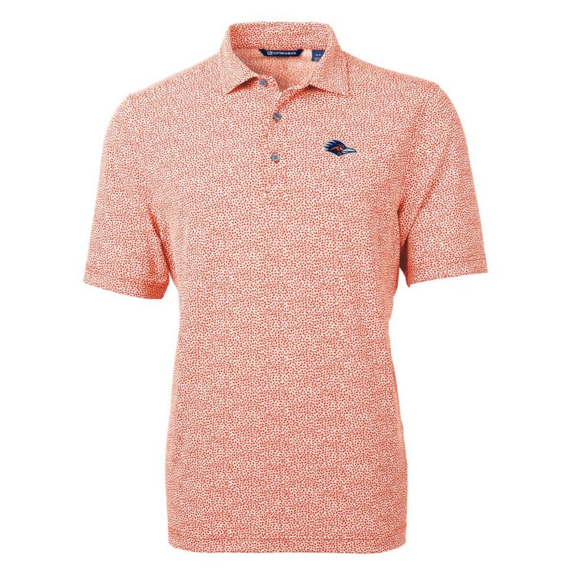 NCAA UTSA Roadrunners DryTec Virtue Eco Pique Botanical Print Recycled Polo