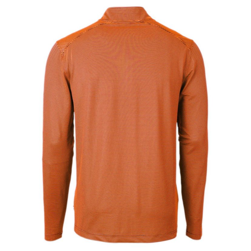 NCAA UTSA Roadrunners DryTec Virtue Eco Pique Micro Stripe Recycled Quarter-Zip Pullover Top
