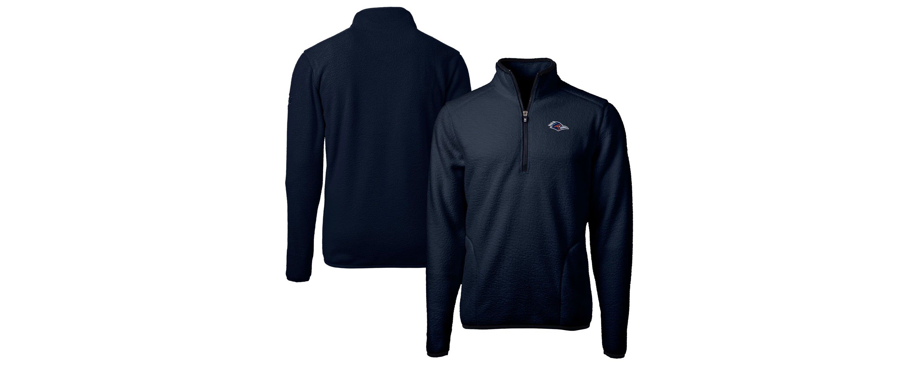 NCAA UTSA Roadrunners Cascade Eco Sherpa Fleece Quarter-Zip Pullover Jacket