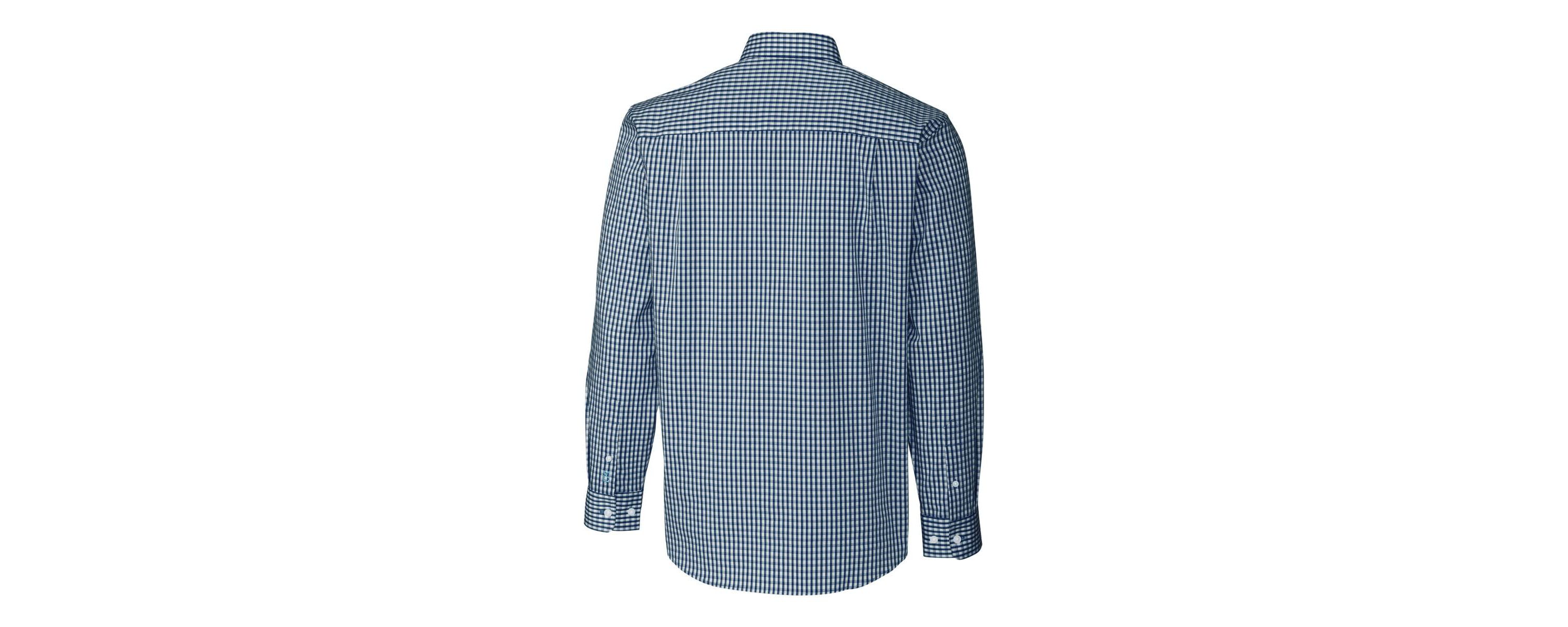 NCAA UTSA Roadrunners Easy Care Stretch Gingham Long Sleeve Dress Shirt