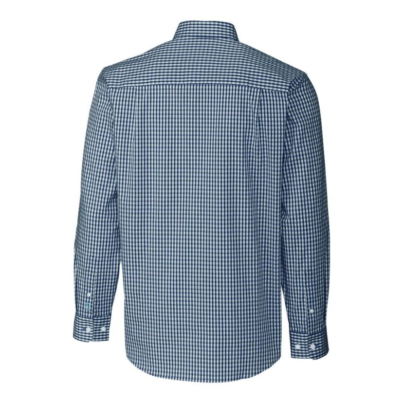 NCAA UTSA Roadrunners Easy Care Stretch Gingham Long Sleeve Dress Shirt