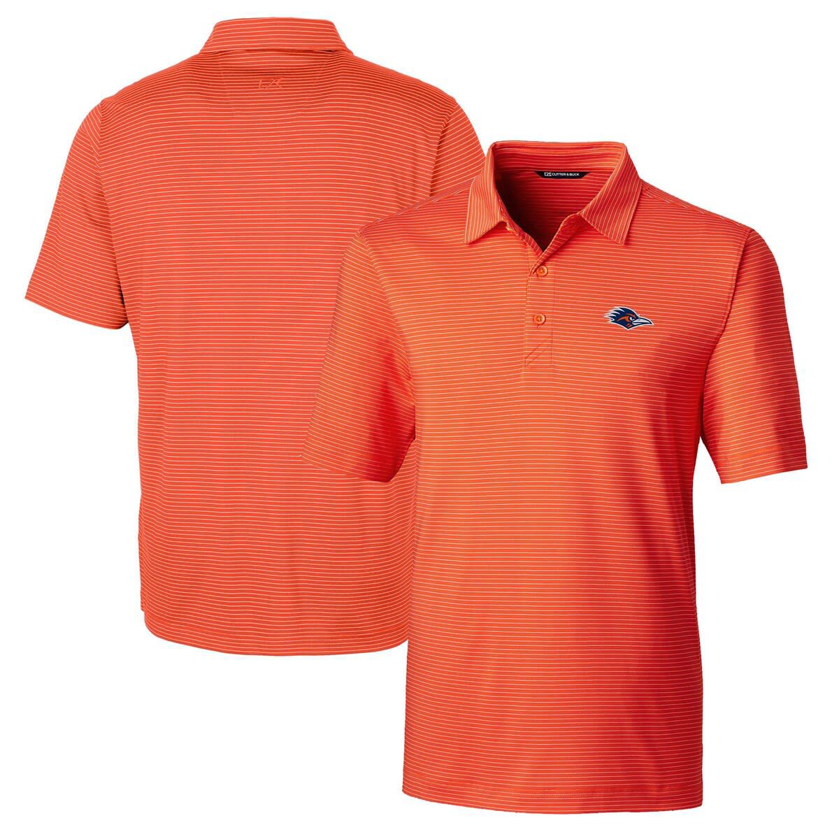 NCAA UTSA Roadrunners Forge Pencil Stripe Stretch DryTec Polo