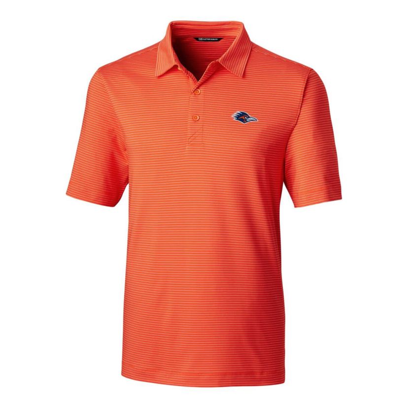 NCAA UTSA Roadrunners Forge Pencil Stripe Stretch DryTec Polo