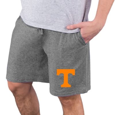 Concepts Sport Men's NCAA Tennessee Volunteers Quest Knit Jam Shorts, Grey, XL