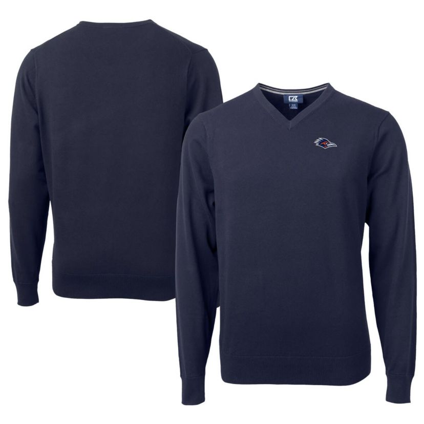 NCAA UTSA Roadrunners Big & Tall Lakemont Tri-Blend V-Neck Pullover Sweater