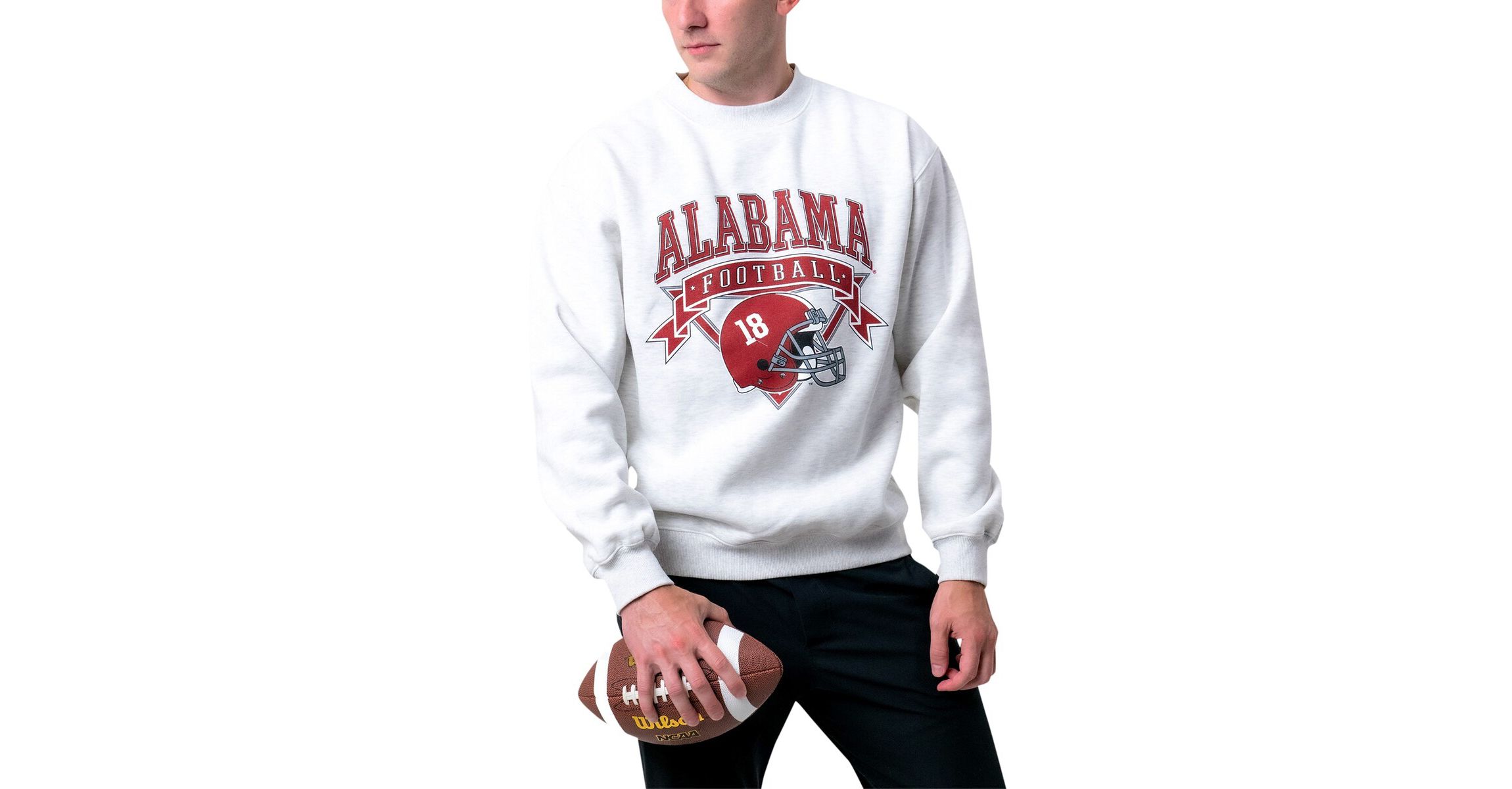 Alabama Crimson Tide NCAA Alabama Tide Logo Pullover Sweatshirt