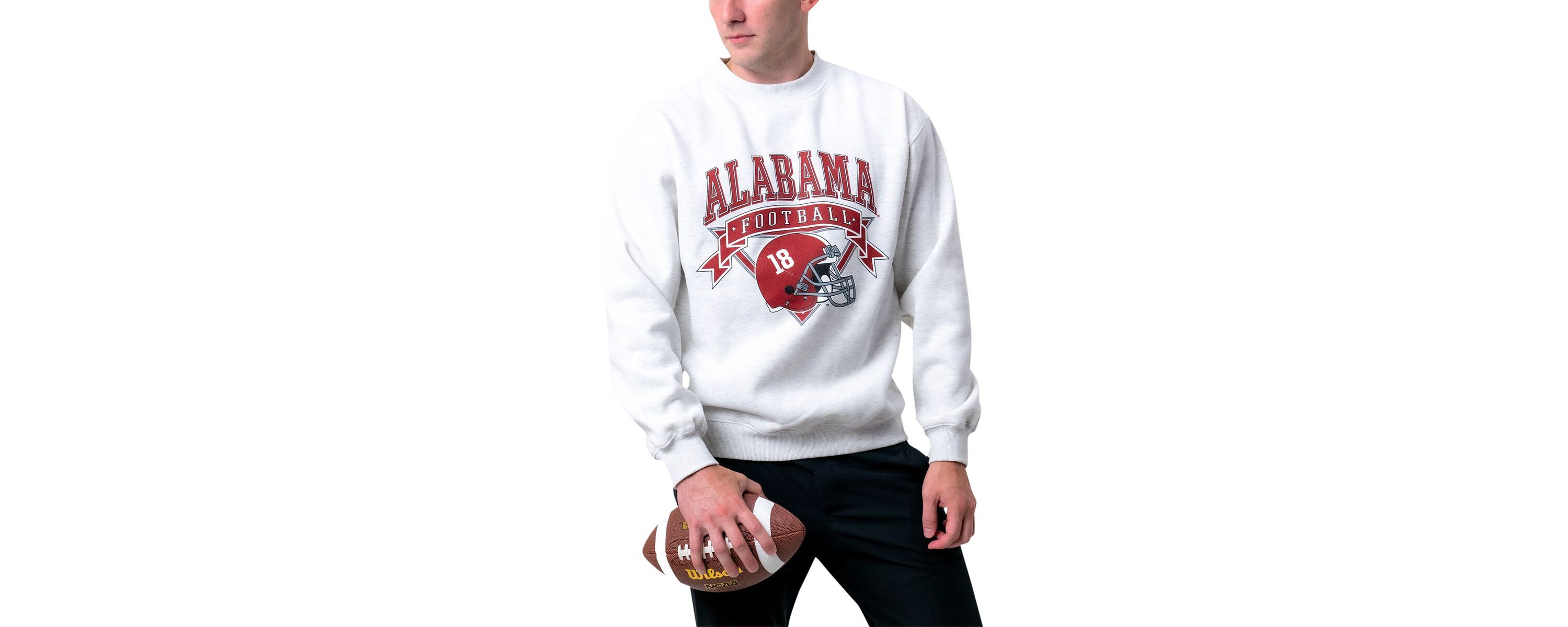 Alabama Crimson Tide NCAA Alabama Tide Logo Pullover Sweatshirt