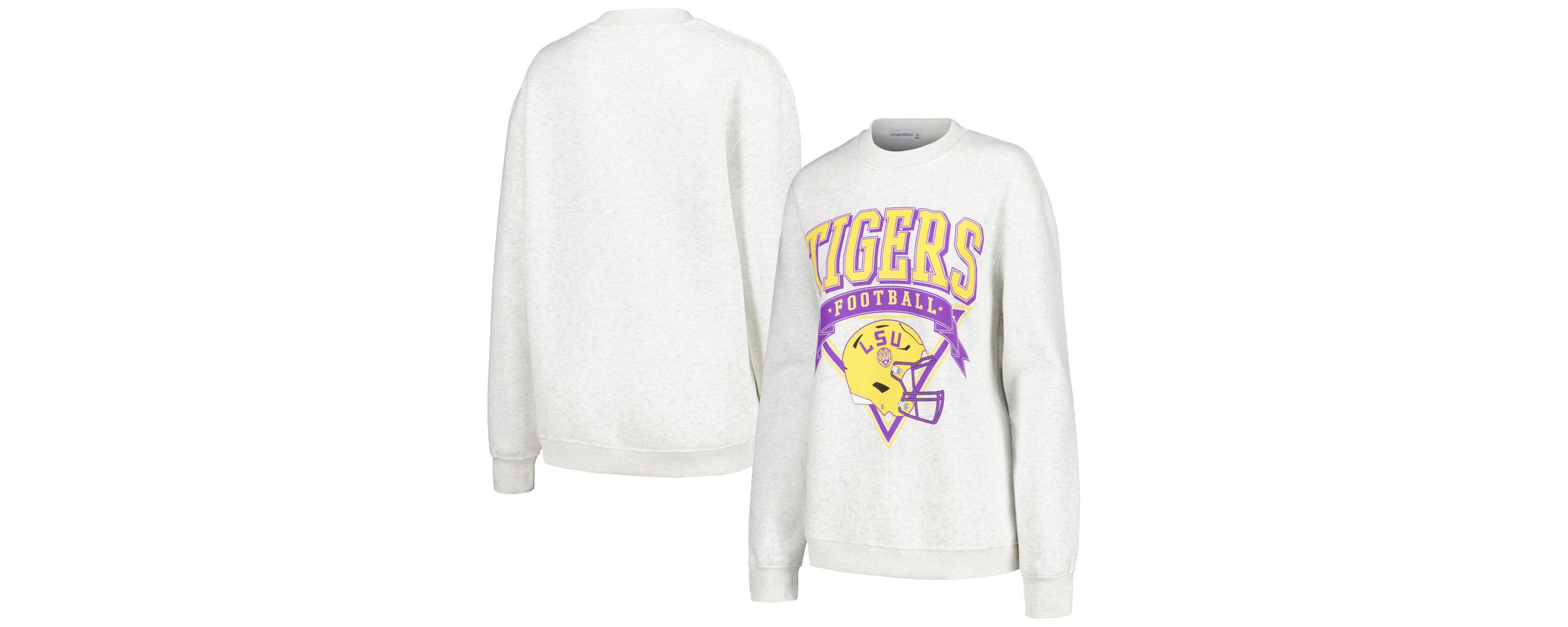 NCAA LSU Tigers Logo Pullover Sweatshirt